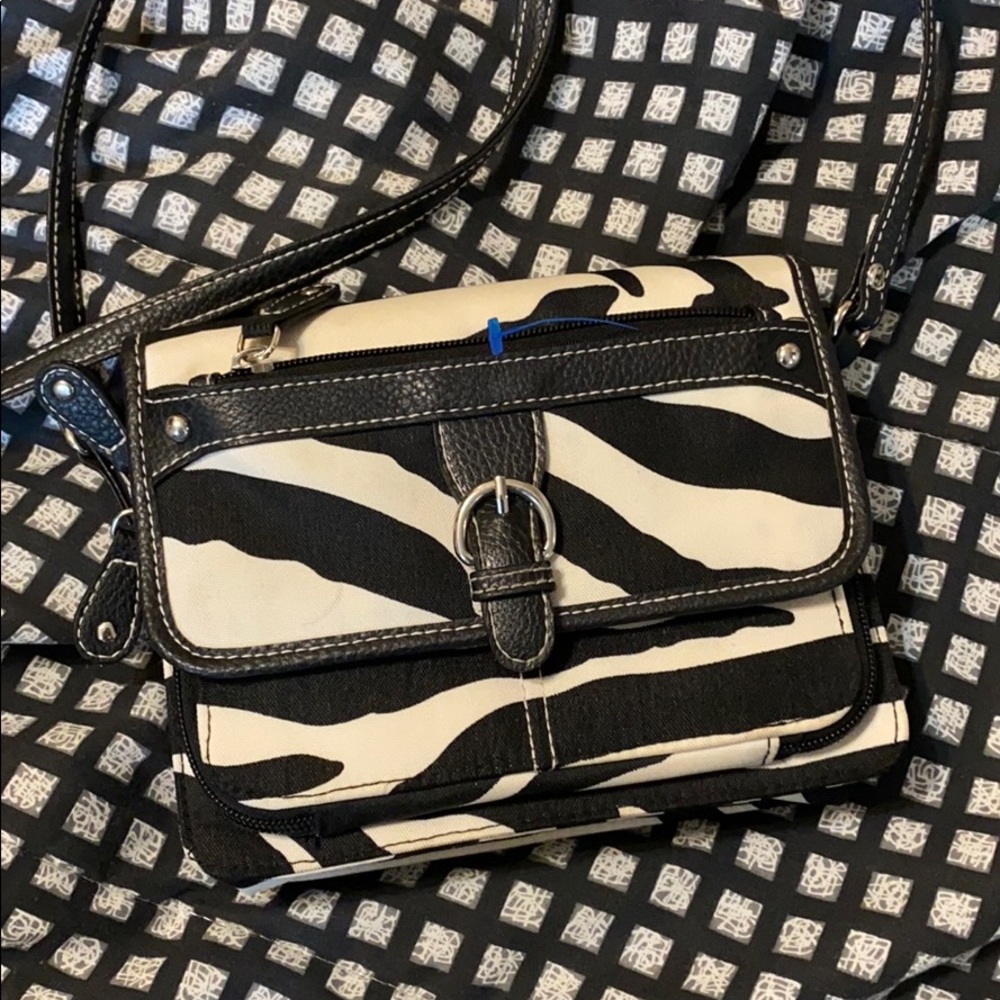 Zebra vintage style bag